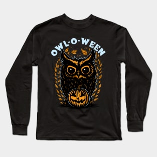 Owl O Ween | Halloween Owl Long Sleeve T-Shirt